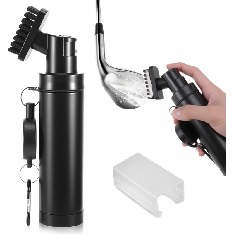 Golf Equipment Rental - Golf Club Brush Cleaner with Retainer