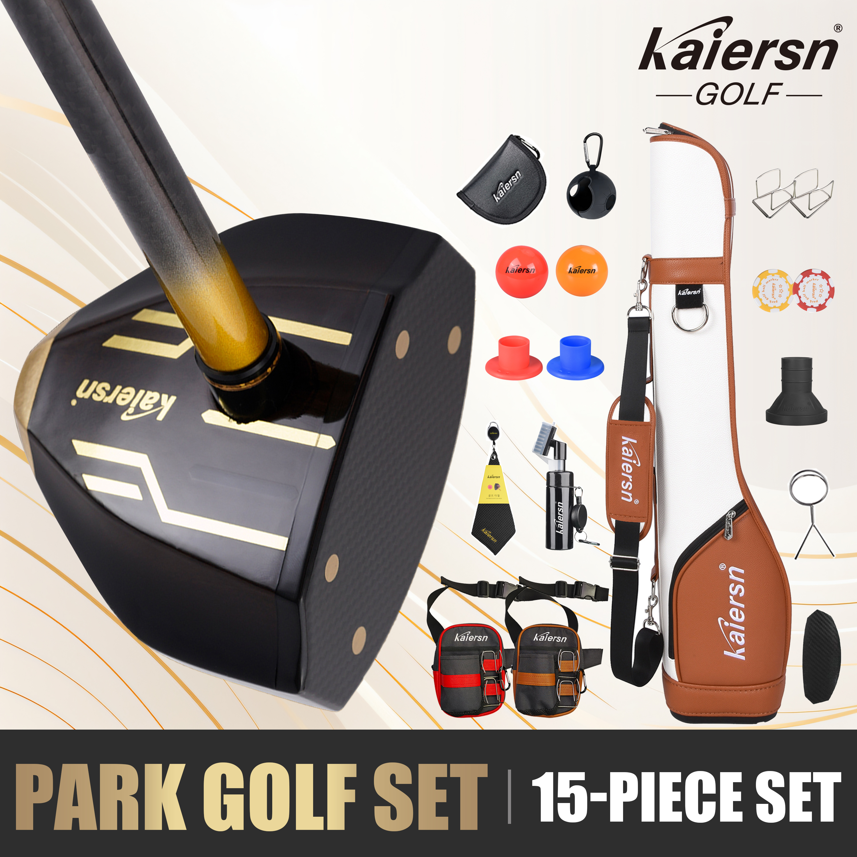 Golf Equipment Kit - Kaiersn Park Golf Set for Beginners