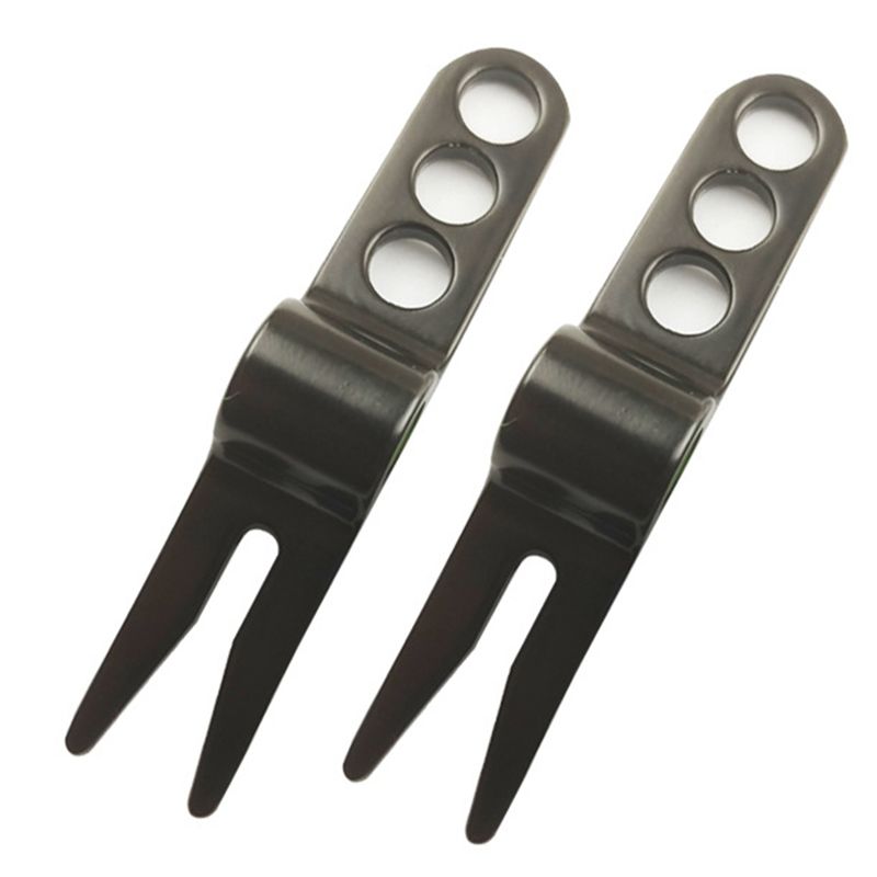 Divot Repair Tool - A76I-Golf Fork Golf Divot Pitch Repairer