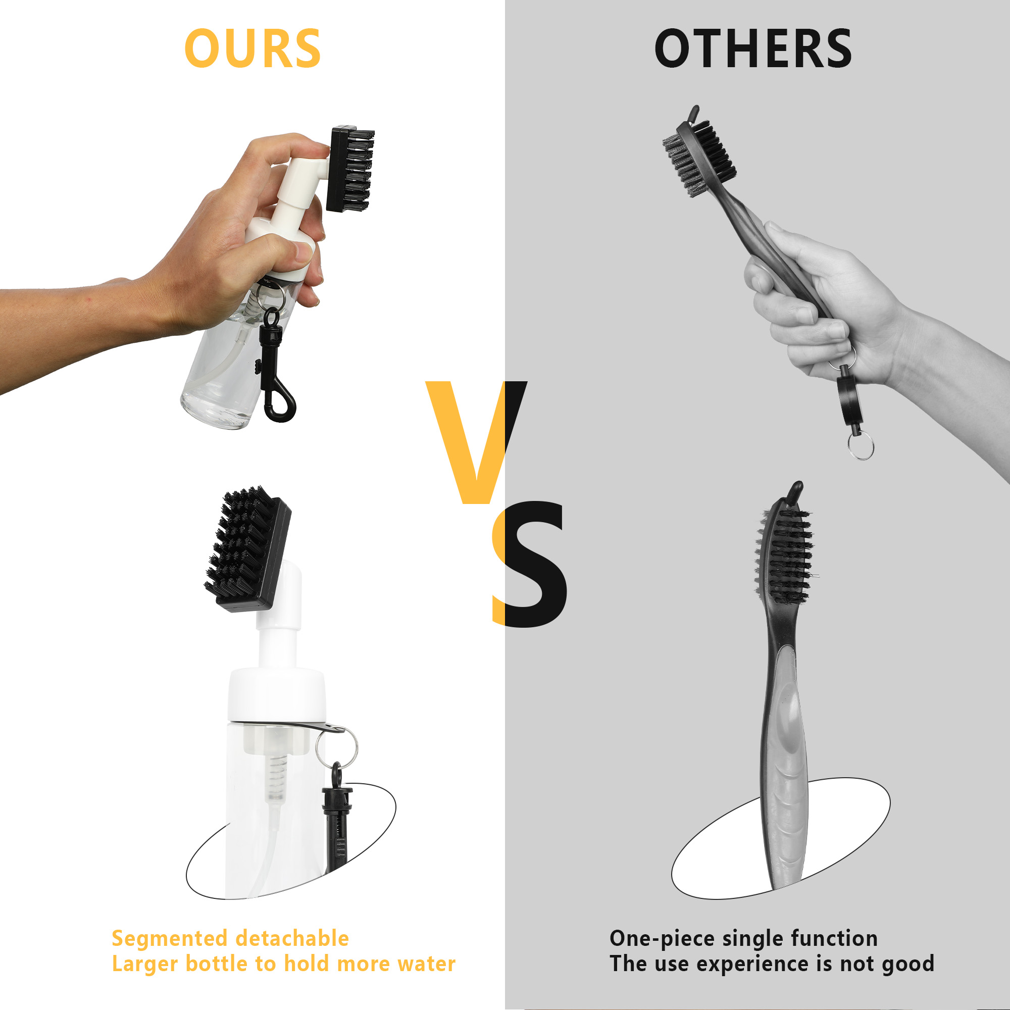 Golf Club Cleaner Brush Spray  - Golf Equipment Rental avaliação e preço