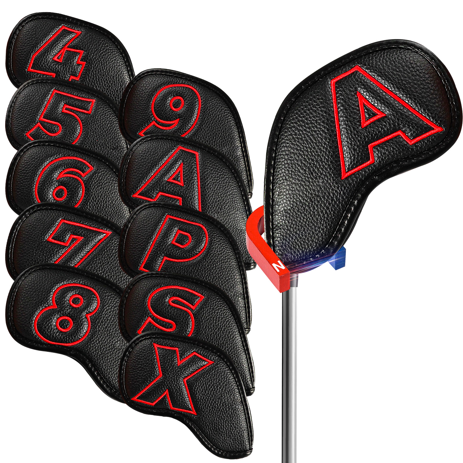 Golf Iron Covers Set Strong Ma - Golf Equipment Kit avaliação e preço