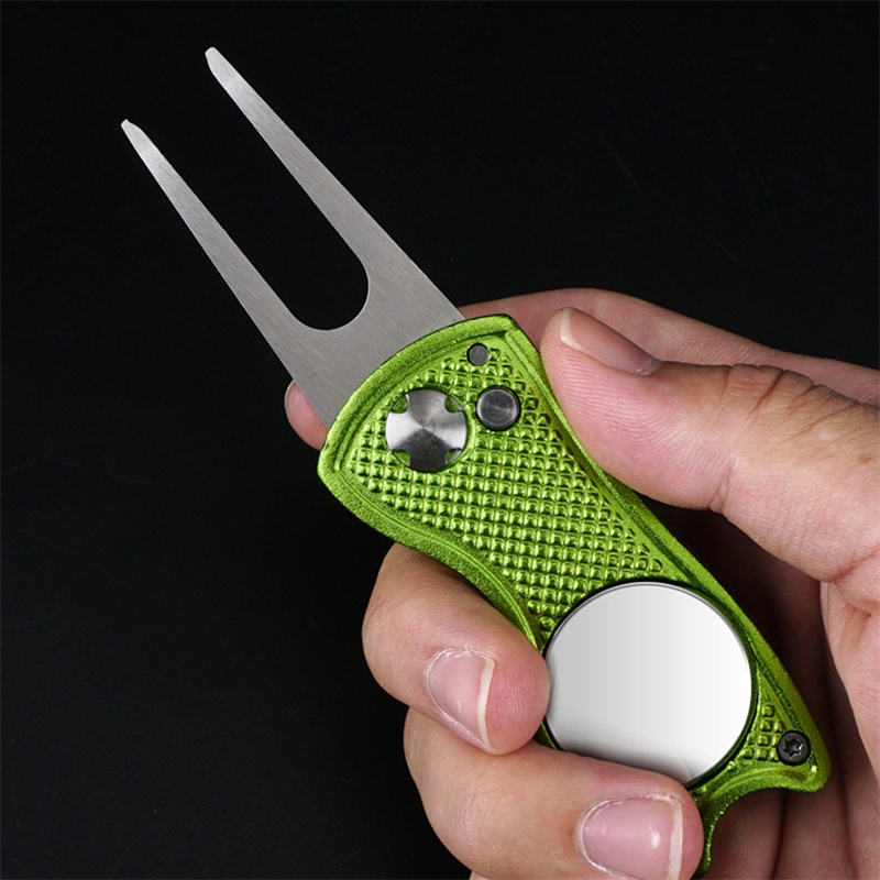Foldable Golf Divot Repair Too - Divot Repair Tool avaliação e preço