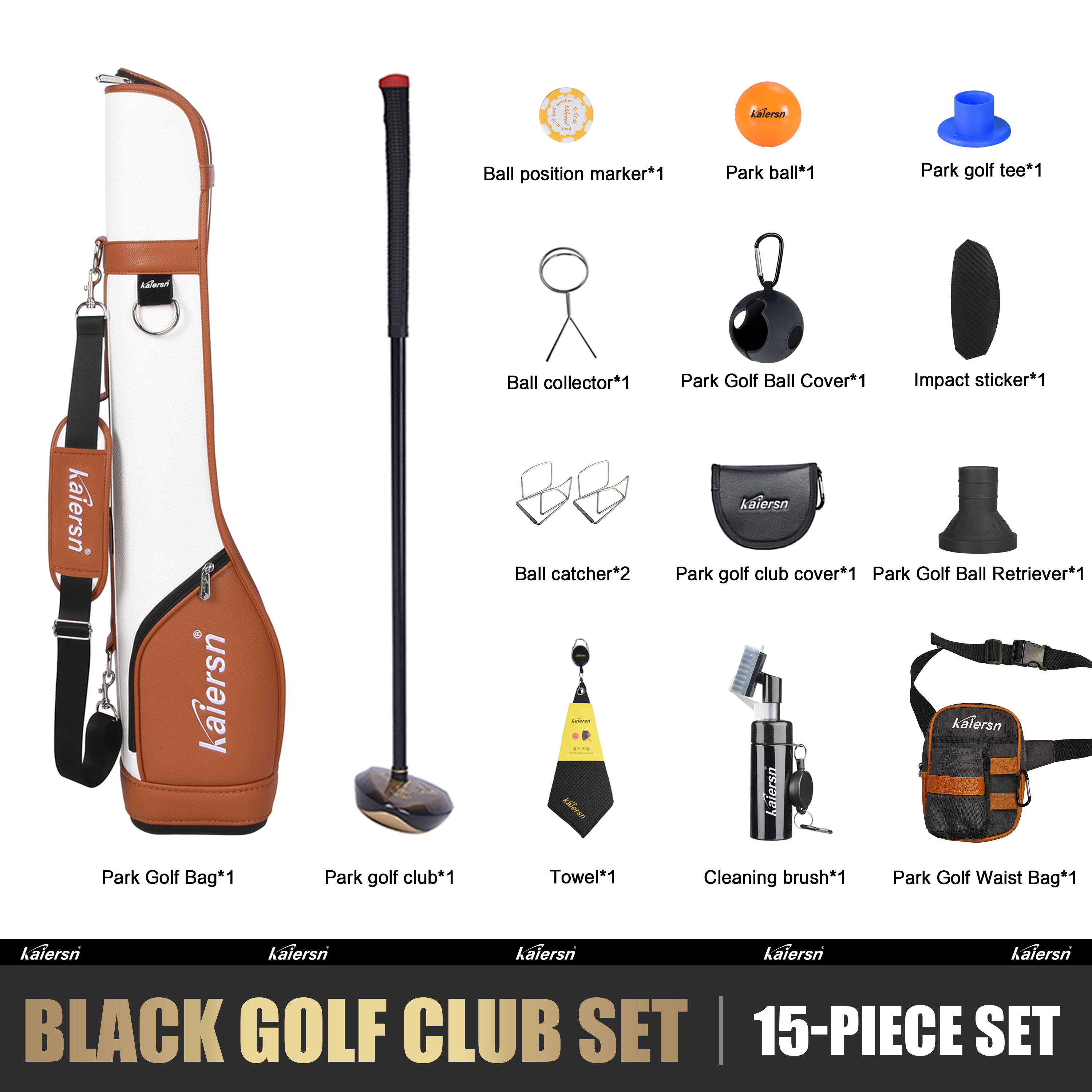 Kaiersn Park Golf Set for Begi - Golf Equipment Kit avaliação e preço