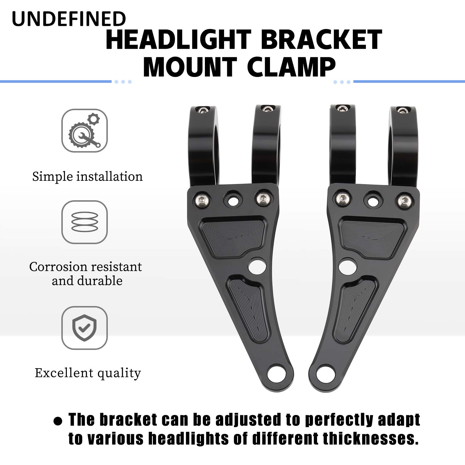 33mm-58mm Headlight Bracket Mo - Golf Zero avaliação e preço