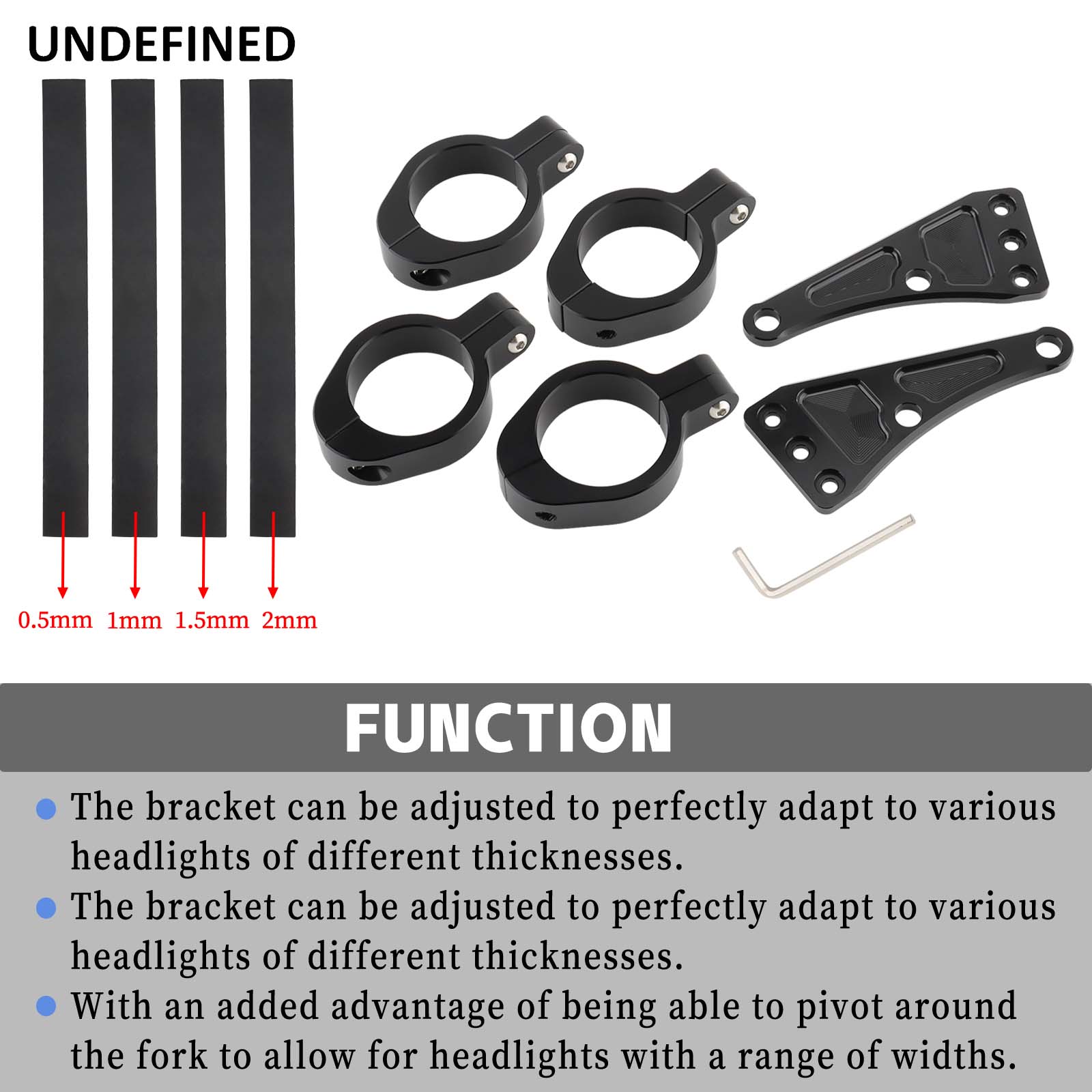 33mm-58mm Headlight Bracket Mo - Golf Zero avaliação e preço