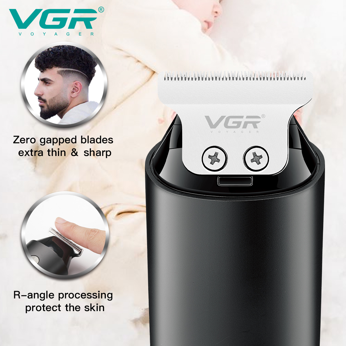 VGR Mini Hair Clipper Professi - Golf Zero avaliação e preço