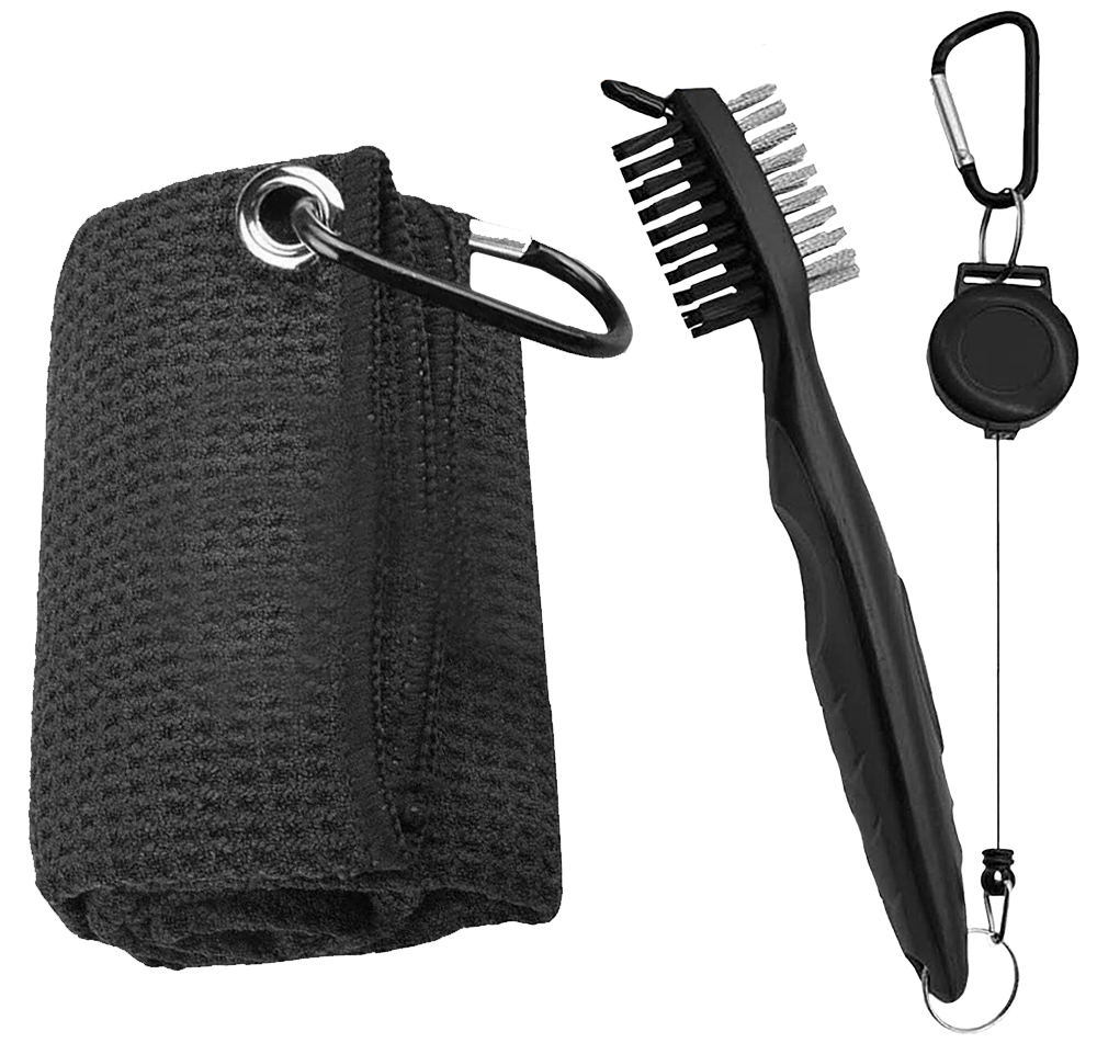 Golf Club Brush and Towel Clea - Golf Equipment Kit avaliação e preço
