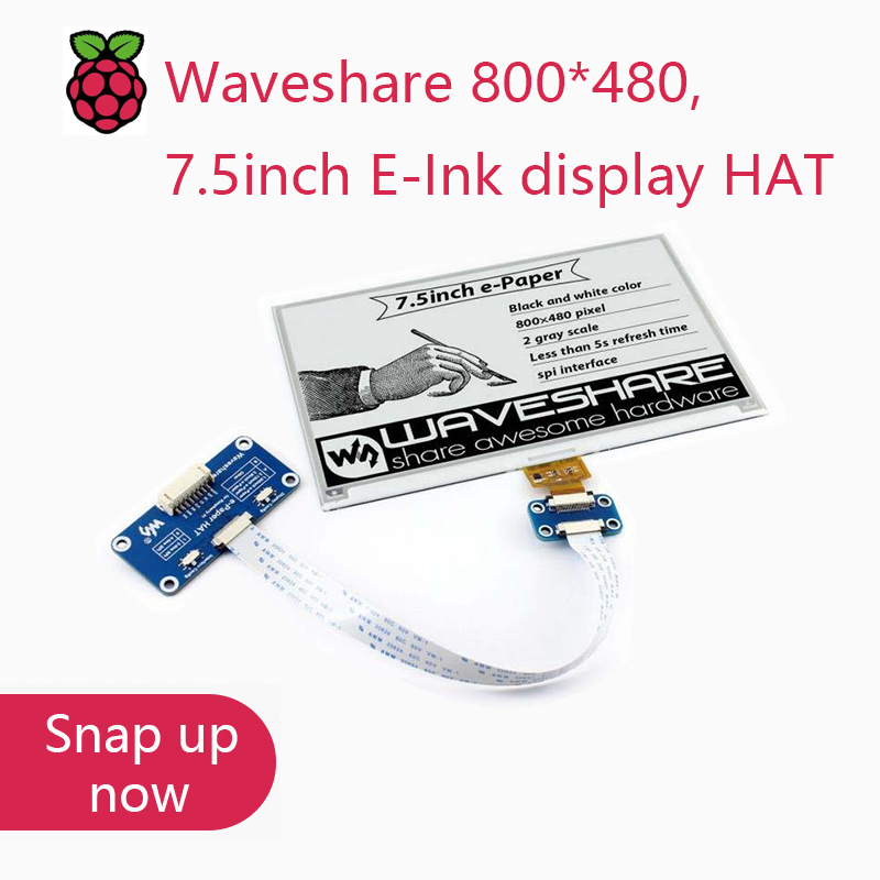Waveshare 800*480,7.5inch E-In - Golf Zero avaliação e preço