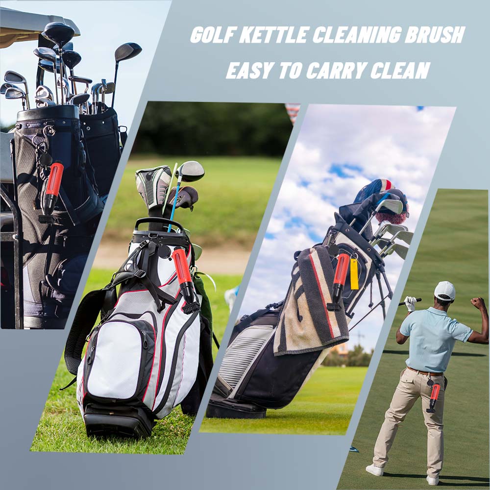 Golf club cleaning brush with  - Golf Equipment Rental avaliação e preço