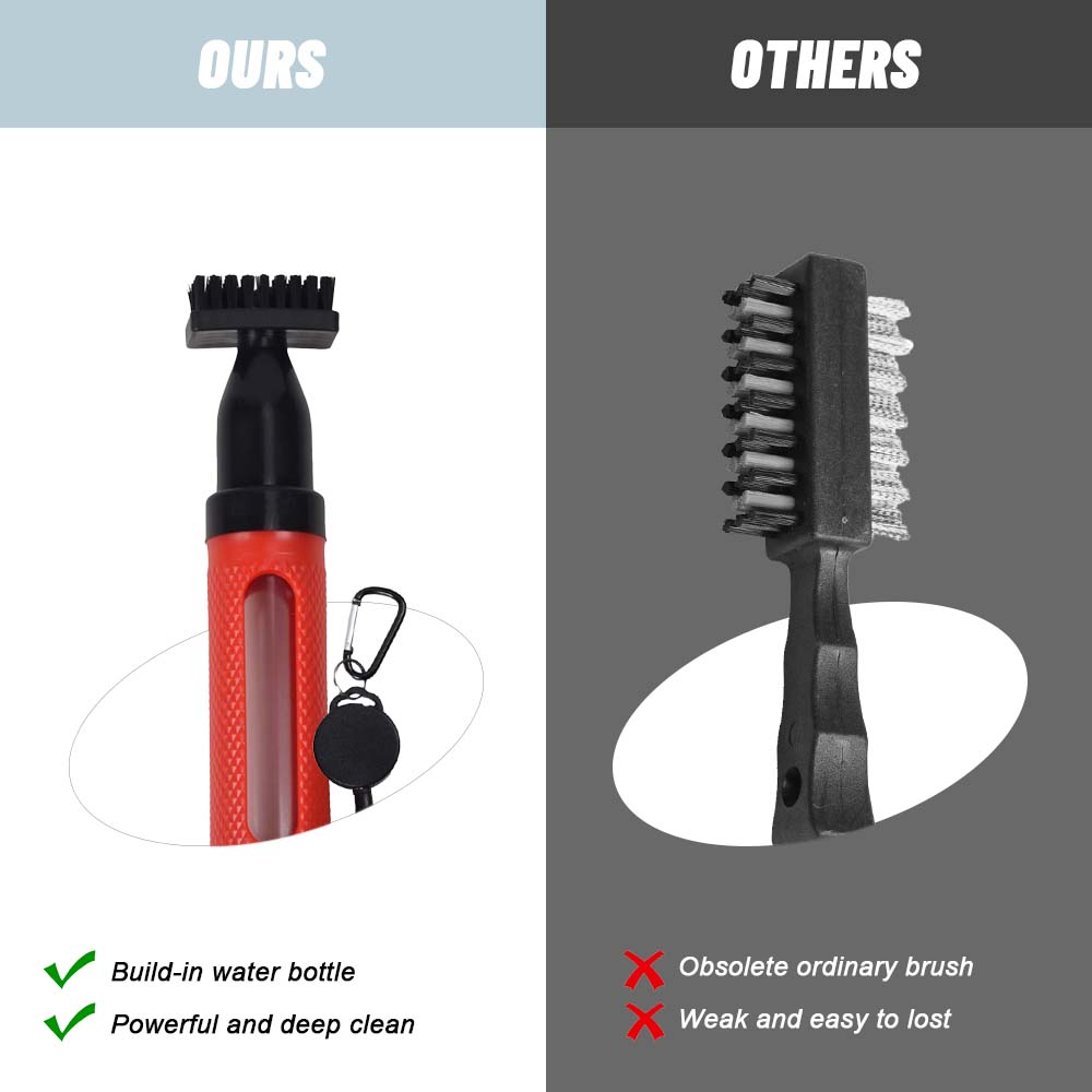 Golf club cleaning brush with  - Golf Equipment Rental avaliação e preço