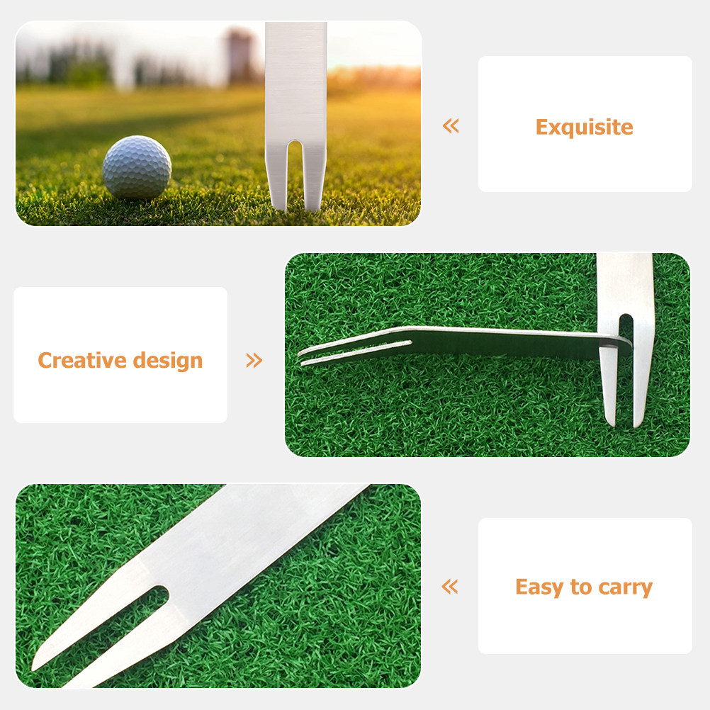 2Pcs Golf Divot Repair Fork Li - Divot Repair Tool avaliação e preço