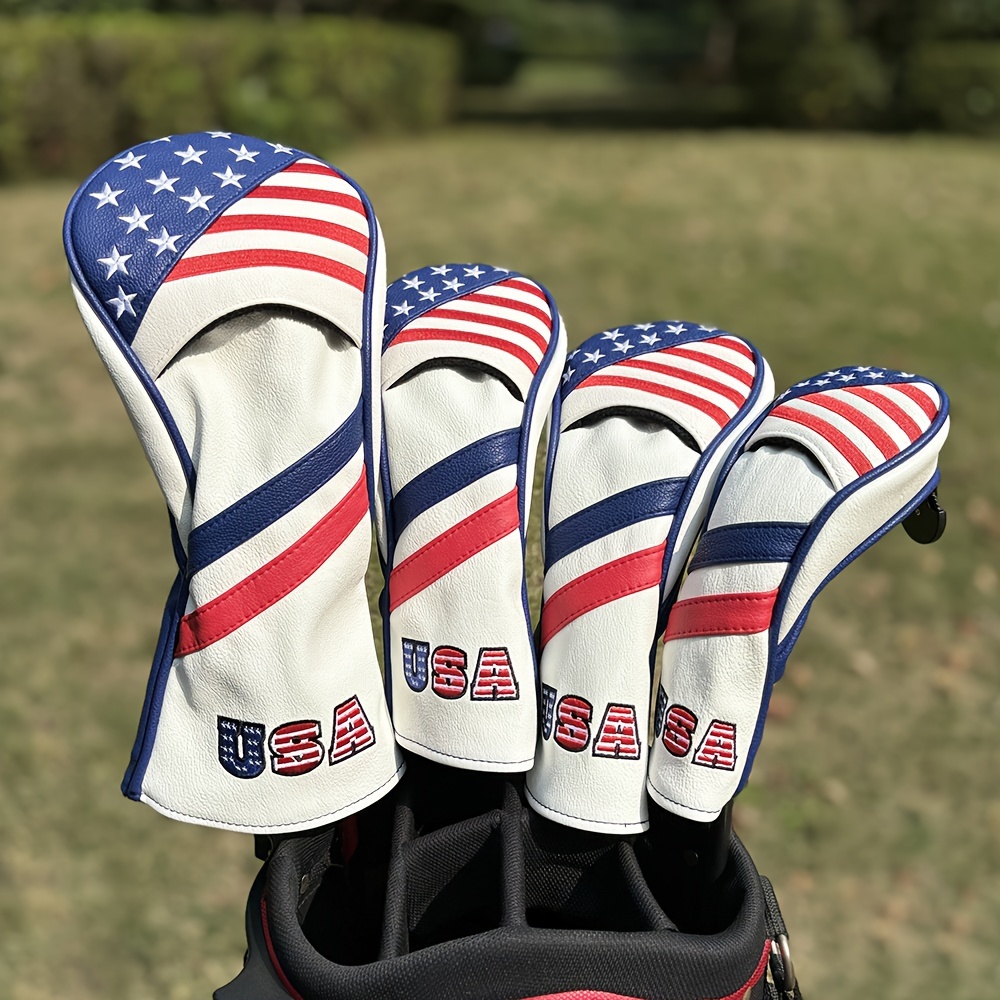 Patriotic Golf Club Head Cover - Golf Equipment Kit avaliação e preço