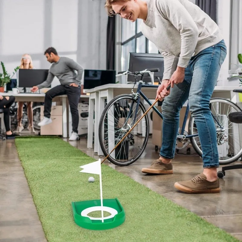 Golf Putting Cup with Flag Pra - Golf Equipment Kids avaliação e preço