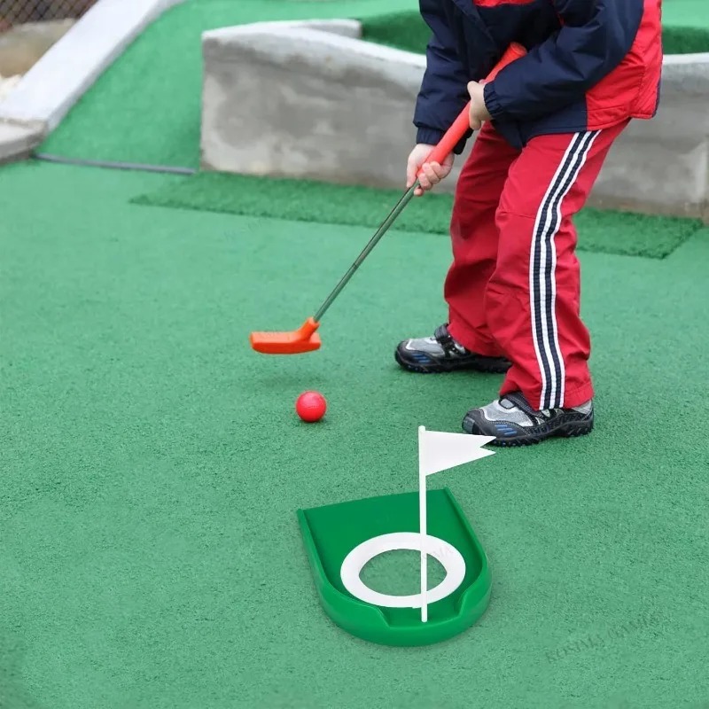 Golf Putting Cup with Flag Pra - Golf Equipment Kids avaliação e preço