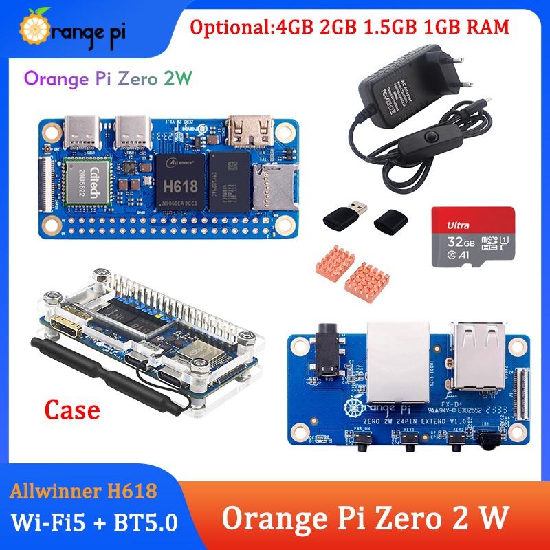 Orange Pi Zero 2W 4GB 2GB 1.5G - Golf Zero avaliação e preço