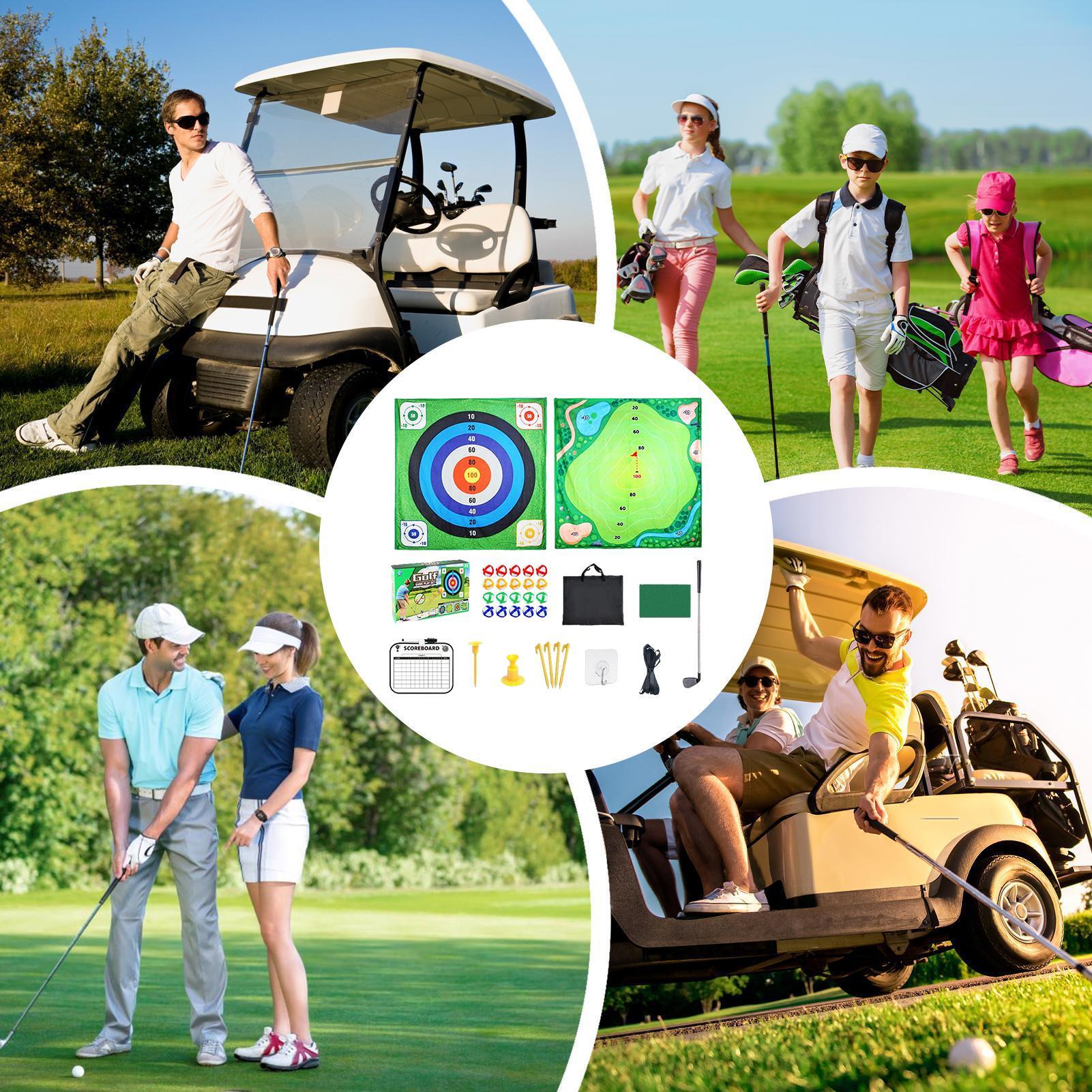 Golf Practice Mat Sports Exerc - Golf Equipment Kids avaliação e preço