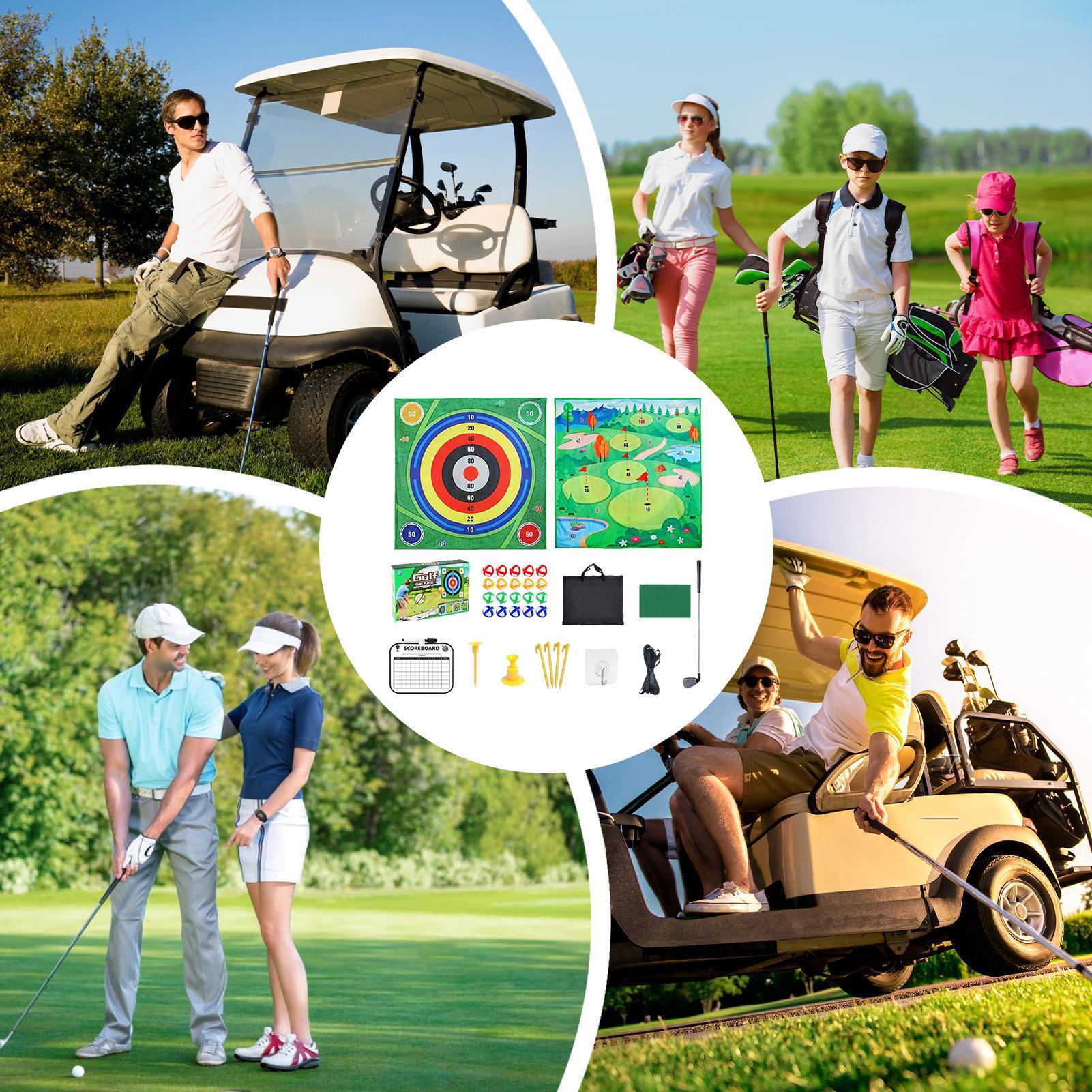 Golf Practice Mat Sports Exerc - Golf Equipment Kids avaliação e preço