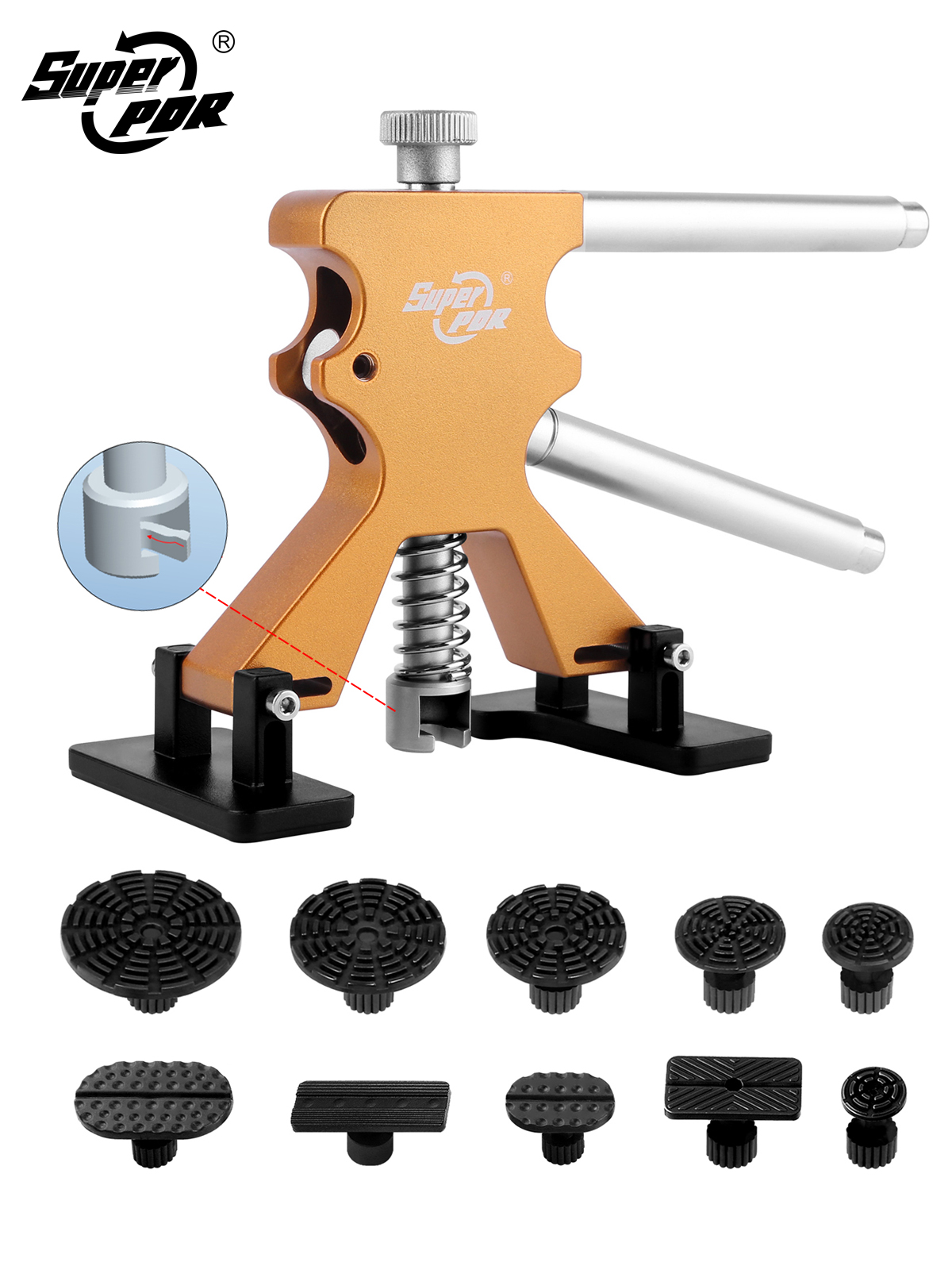 Super PDR Dent Puller Paintles - Divot Repair Tool avaliação e preço